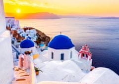 ENJOY Puzzle Východ slunce nad Santorini, Řecko 1000 dílků