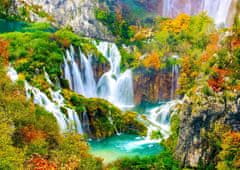 ENJOY Puzzle Plitvické vodopády na podzim 1000 dílků