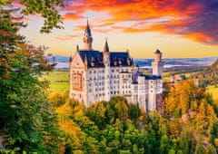 ENJOY Puzzle Zámek Neuschwanstein na podzim, Německo 1000 dílků