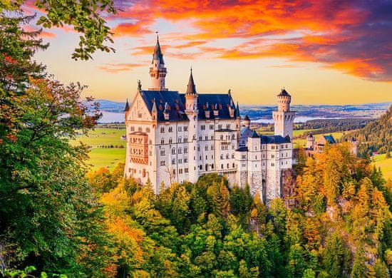 ENJOY Puzzle Zámek Neuschwanstein na podzim, Německo 1000 dílků