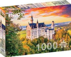 ENJOY Puzzle Zámek Neuschwanstein na podzim, Německo 1000 dílků