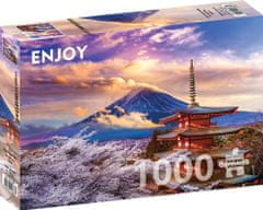 ENJOY Puzzle Hora Fudži na jaře, Japonsko 1000 dílků