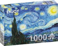 ENJOY Puzzle Vincent Van Gogh: Hvězdná noc 1000 dílků