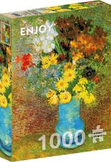 ENJOY Puzzle Vincent Van Gogh: Váza se sedmikráskami a sasankami 1000 dílků