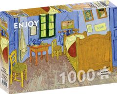 ENJOY Puzzle Vincent Van Gogh: Ložnice v Arles 1000 dílků