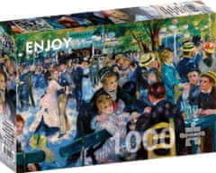 ENJOY Puzzle Auguste Renoir: Tanec v Moulin de la Galette 1000 dílků
