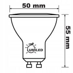 LUMILED Sada HALOGEN Svítidlo pohyblivé bílé + LED GU10