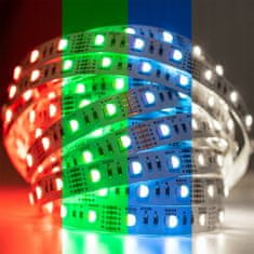LUMILED Pásek LED pásek BAREVNÝ RGB + COOL SMD 5050 5M