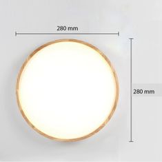 Polux Stropní svítidlo LED Plafon 30cm 15W 1600lm 4000K Neutrální bílá