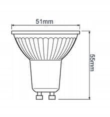 Osram LED GU10 8,3W Neutrální žárovka 60° CRI90 OSRAM