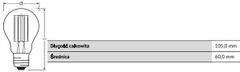 Osram LED FILAMENT E27 8W = 75W A60 2700K žárovka OSRAM