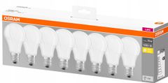 Osram 8x LED žárovka E27 11W = 75W 1055lm OSRAM