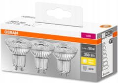 Osram 3x GU10 LED žárovka 4,3W = 50W 350lm OSRAM