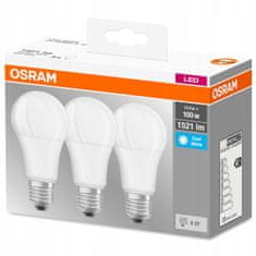 Osram LED žárovka E27 14W = 100W A60 4000K OSRAM 3PAK