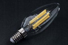 LUMILED 6x LED žárovka E14 svíčka 7W = 60W 806lm 4000K Neutrálna bílá 360° Filament