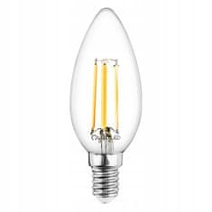 LUMILED 10x LED žárovka E14 svíčka 7W = 60W 806lm 4000K Neutrálna bílá 360° Filament