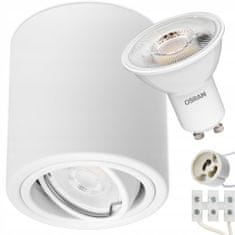 LUMILED Přisazené svítidlo HALOGEN TUBA + LED GU10 OSRAM