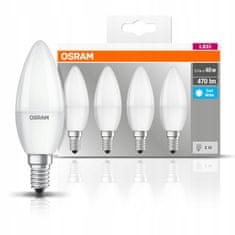 Osram LED žárovka E14 SVÍČKY 5,7W = 40W 4000K OSRAM 4PAK