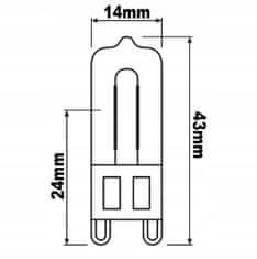 Osram Halogenová žárovka CAPSULE G9 48W 2800K OSRAM