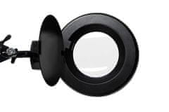 MAUL Stolní lampa "Viso", černá, LED, zvětšovací sklo, 8263590