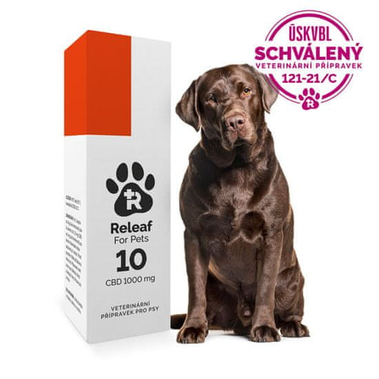 Releaf For Pets Releaf 10 CBD olej pro psy