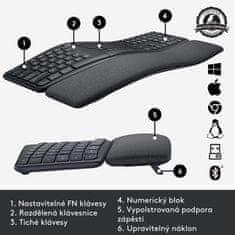 Logitech ERGO K860, graphite, US (920-010108)