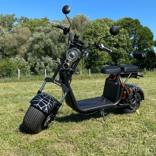 Leramotors Elektrokoloběžka SCOOTERS C2 2000W - LIMITED EDITION pavouk