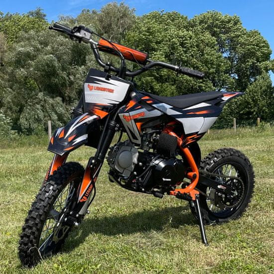 Leramotors Pitbike CANNON 125ccm 4T 14/12 E-START - oranžová