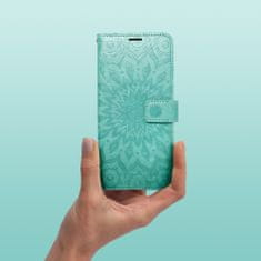 Xiaomi Pouzdro / obal na Xiaomi Redmi 13C mandala zelené - knížkové MEZZO