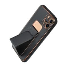 FORCELL Obal / kryt na Apple iPhone 12 / 12 PRO černý - Forcell LEATHER