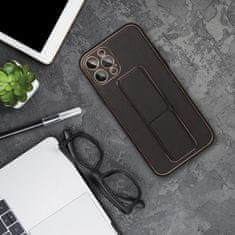 FORCELL Obal / kryt na Apple iPhone 12 / 12 PRO černý - Forcell LEATHER