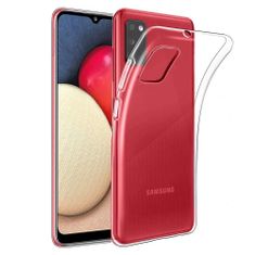 MobilMajak Obal / kryt na Samsung Galaxy A02s transparentní - Ultra Slim 0,5mm