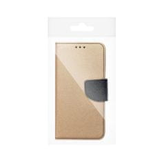 MobilMajak Pouzdro / obal na Samsung Galaxy A20s zlato-černé - knížkové Fancy Book