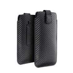 FORCELL Pouzdro / obal na Apple iPhone 11 - zasouvací Forcell POCKET Carbon Case