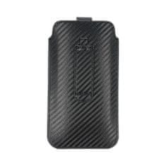 FORCELL Pouzdro / obal na Apple iPhone 11 - zasouvací Forcell POCKET Carbon Case