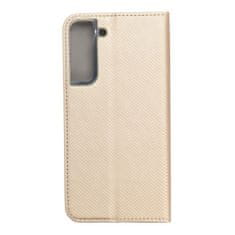 MobilMajak Pouzdro / obal na Samsung Galaxy S22 Plus zlatý - knížkový Smart Case Book