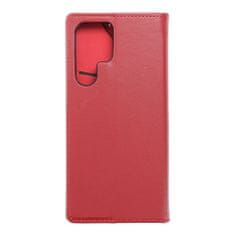 MobilMajak Pouzdro / obal na SAMSUNG Galaxy S22 Ultra Leather Forcell case SMART PRO červený