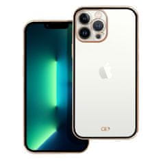 FORCELL Obal / kryt na iPhone 13 Pro Max černý, transparentní - Forcell Lux