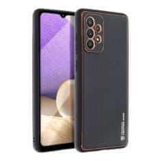 FORCELL Obal / kryt na Samsung Galaxy A72 ( 4G ) černý - Forcell LEATHER Case