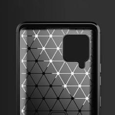 FORCELL Obal / kryt na Samsung Galaxy A42 5G černý - Forcell CARBON Case