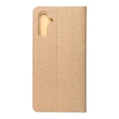 FORCELL Pouzdro / obal na Samsung Galaxy A13 5G / A04S zlatý - Forcell Luna Book Gold