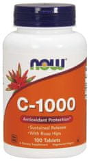 NOW Foods Vitamin C-1000 s šípkem a postupným uvolňováním, 100 tablet