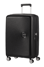 American Tourister Cestovní kufr Soundbox 67cm Černý rozšiřitelný