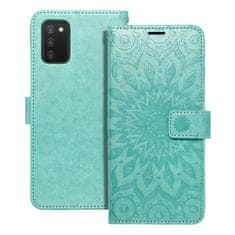 FORCELL Pouzdro / obal na Samsung Galaxy A03 mandala zelený- knížkový Forcell MEZZO