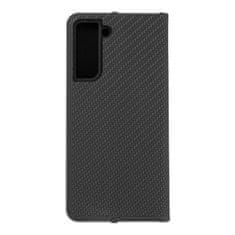 FORCELL Pouzdro / obal na Samsung Galaxy S21 černé - knížkové Luna Carbon