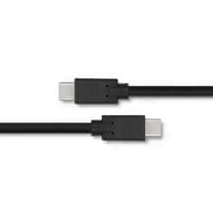 Qoltec USB 3.1 typ C samec | USB 3.1 typ C samec | 3m | Černá