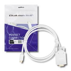 Qoltec USB 3.1 typ C samec / VGA samec | FULL HD | Alternativní režim | 1m kabel