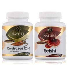 Cordyceps CS-4 100 cps. + Golden Nature Reishi 100 cps.