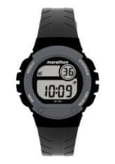 Timex Marathon Black, s plastovým řemínkem