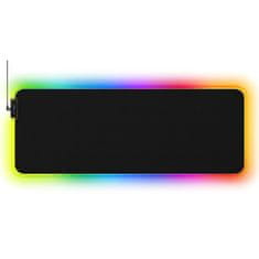 Greatstore Spire luminous velká herní RGB podložka pod myš pro hráče černá